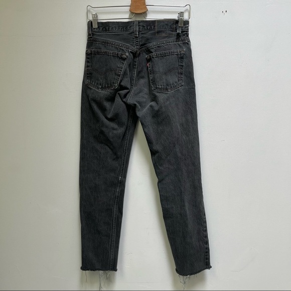 Levi’s Button Fly Fringe Cuff Jeans - Picture 9 of 12